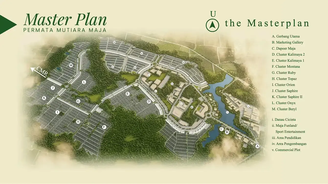 Masterplan Kawasan Kota Mandiri 200 Hektar Permata Mutiara Maja