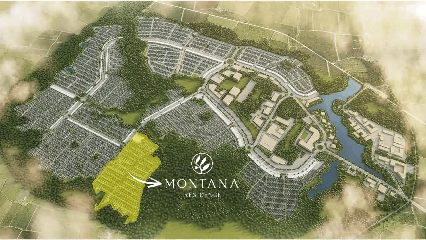 Siteplan Cluster Montana Permata Mutiara Maja