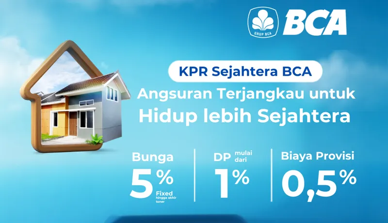 Promo KPR Sejahtera BCA Permata Mutiara Maja Suku Bunga Spesial